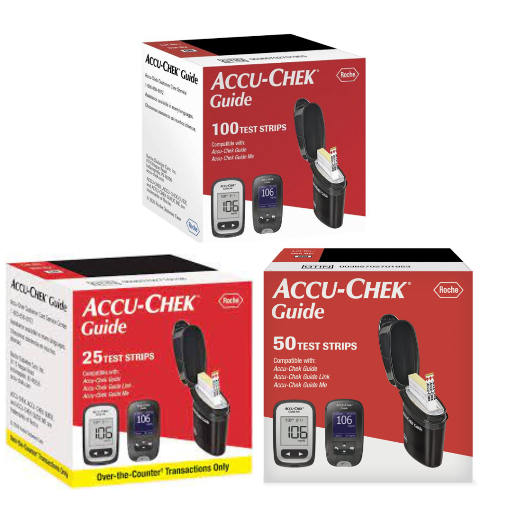 Accu-Chek Guide diabetic test strips packaging